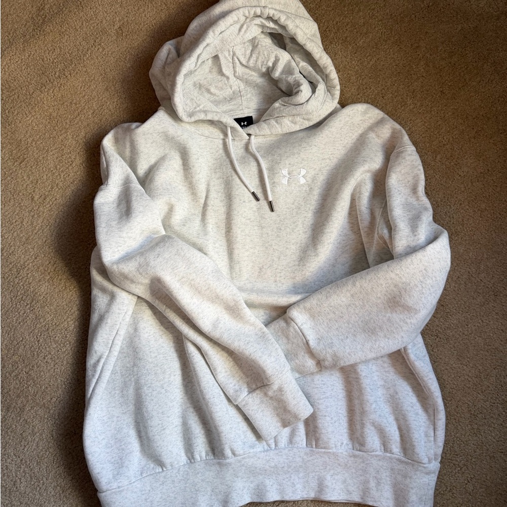 Under Armour Light Heather Gray Women's Pullover Hoodie